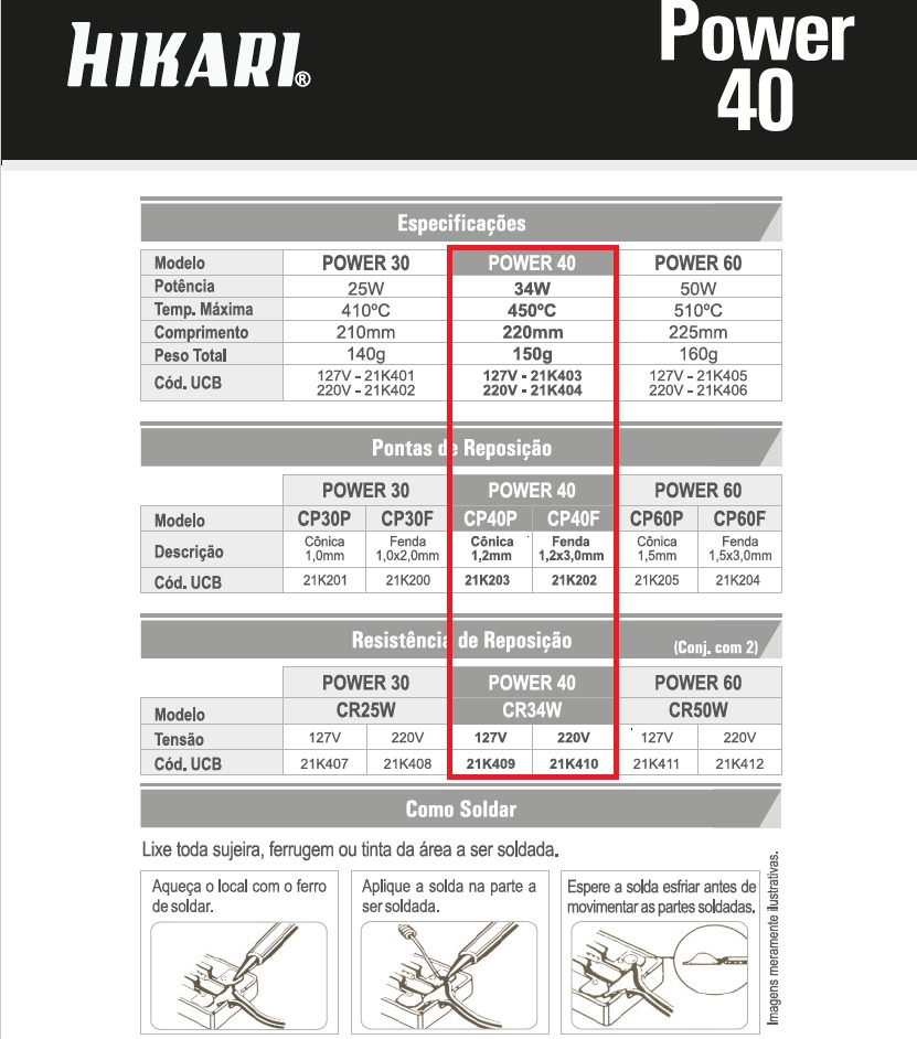 Power 40 Ferro de Soldar 4