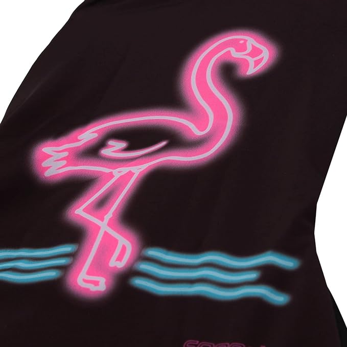 Maiô Infantil Flamingo Neon Pequena Sereia 4