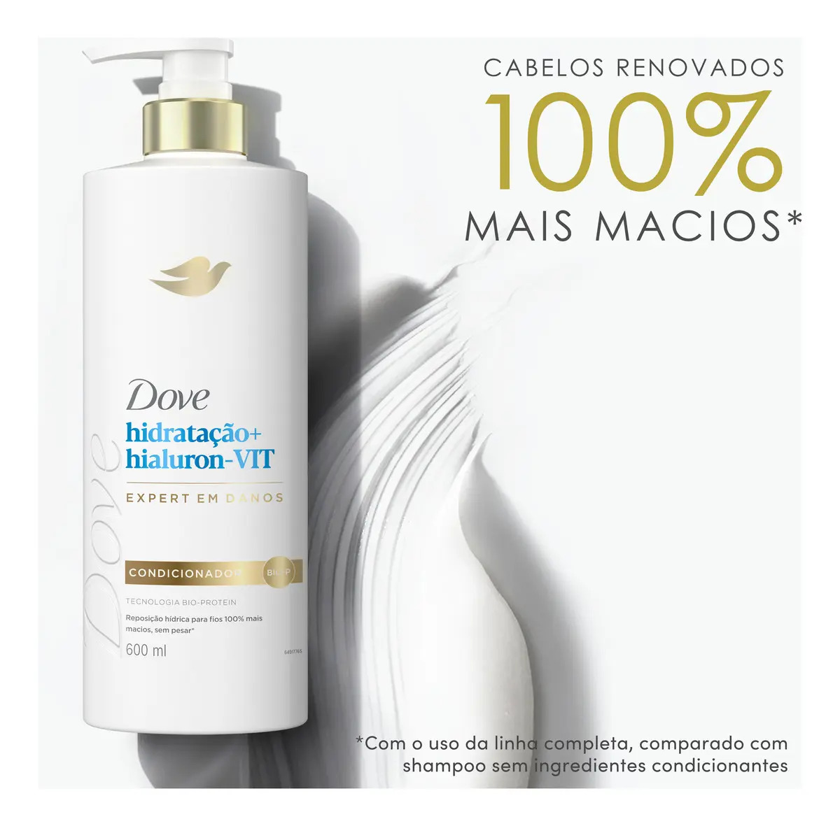 Dove Condicionador Hidratação + Hialuron-Vit 4