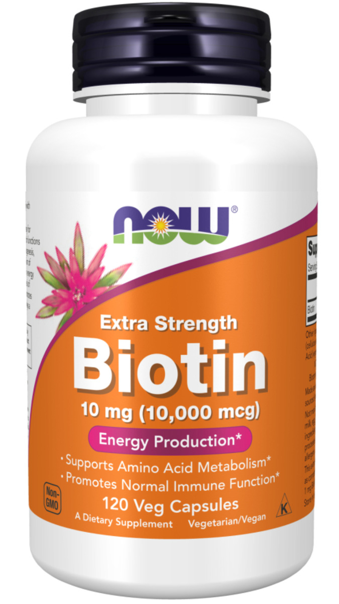 Biotin 10 mg Extra Strength Now Foods 1