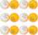 HUIESON 10 Bolas Tênis de Mesa Ping Pong Huieson 3 Estrelas H40+ 1