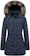 GOLDLADIES Casaco Feminino Longo de Inverno Impermeável Acolchoado Parka 1