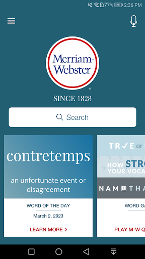 Merriam-Webster Dictionary 2