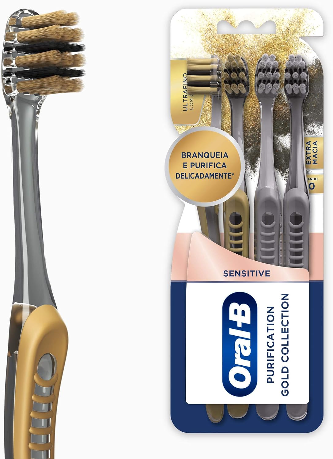 Escova de dentes Oral-B Sensitive Purification Gold Collection 1