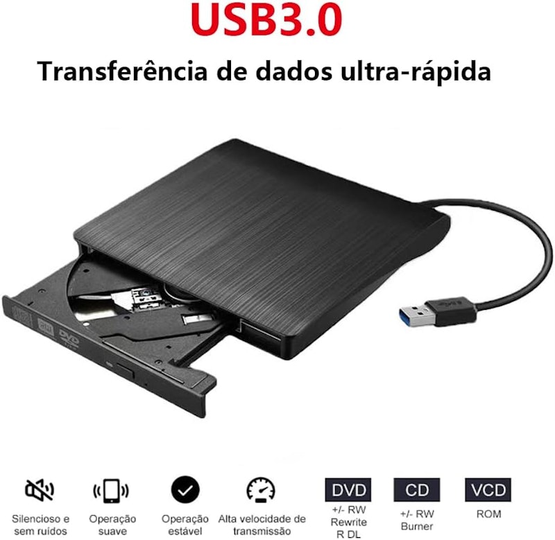Gravador de DVD Externo Altomex 4