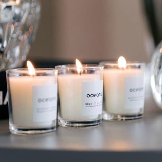 Kit com 3 Velas Scented Candle Set 2