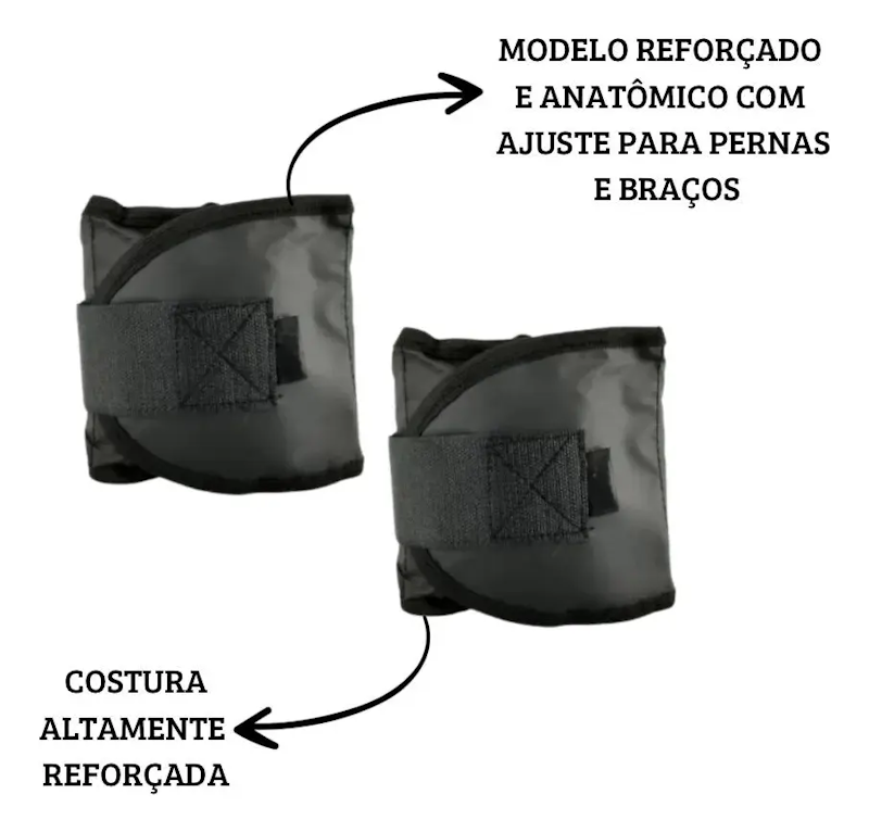 Par Tornozeleira Caneleira 3
