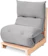 BF COLCHÕES Futon Dobrável de Espuma Solteiro Cinza Claro 170x60 cm 1
