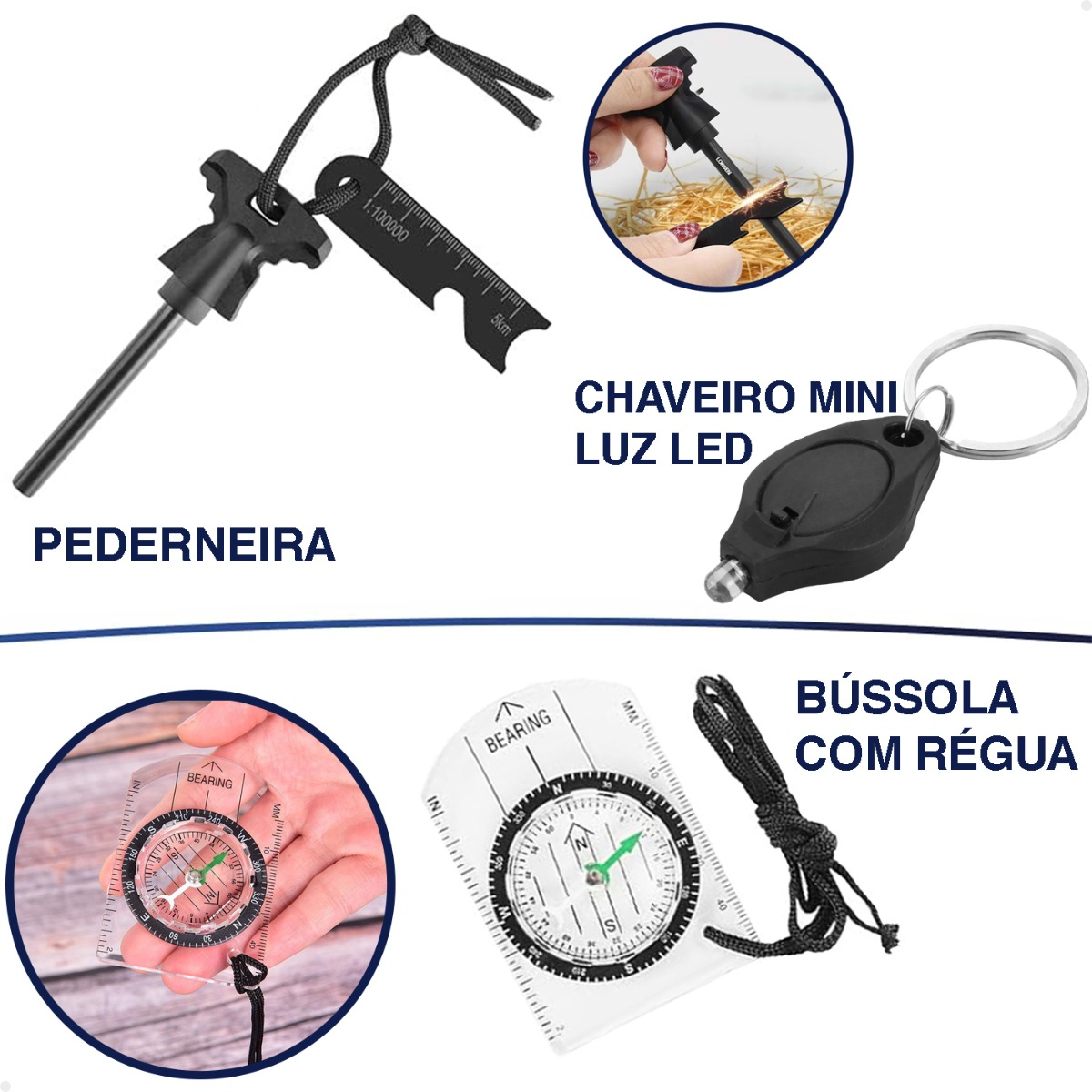 Kit de Sobrevivência Completo Lorben 5