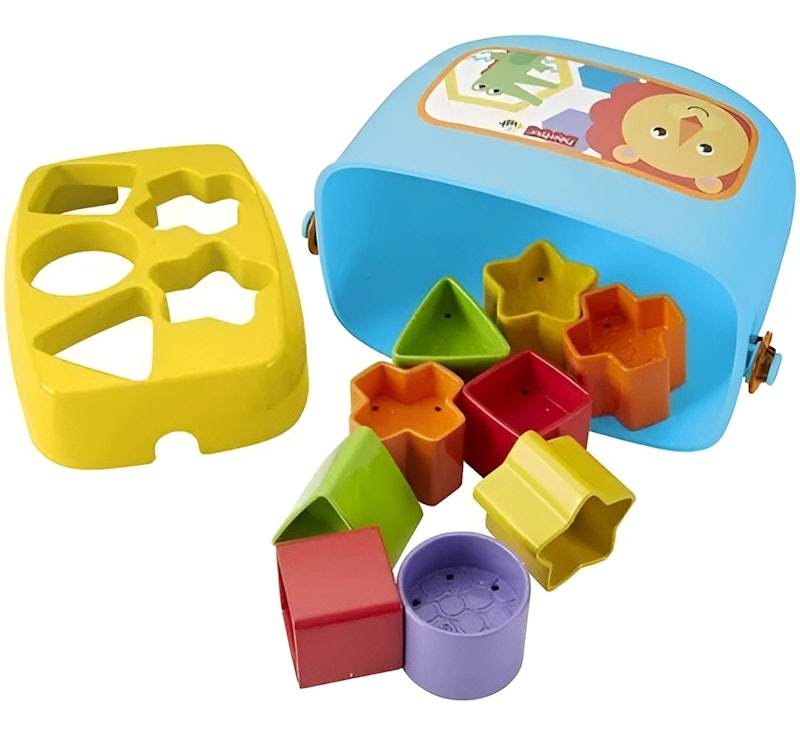 Brinquedo para Bebês Balde Primeiros Blocos 5