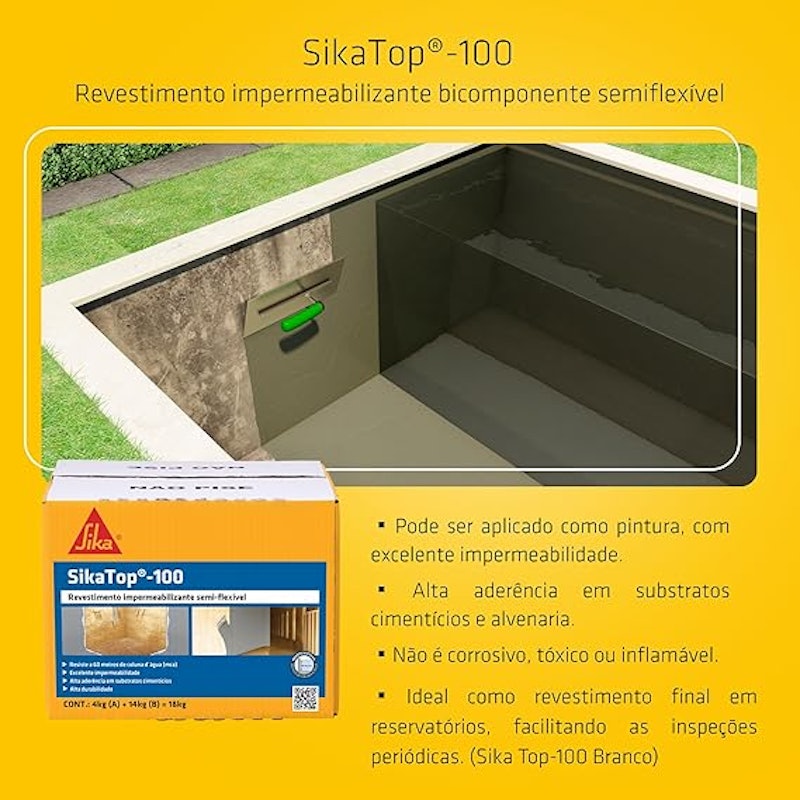 Revestimento Impermeabilizante SikaTop 100 3