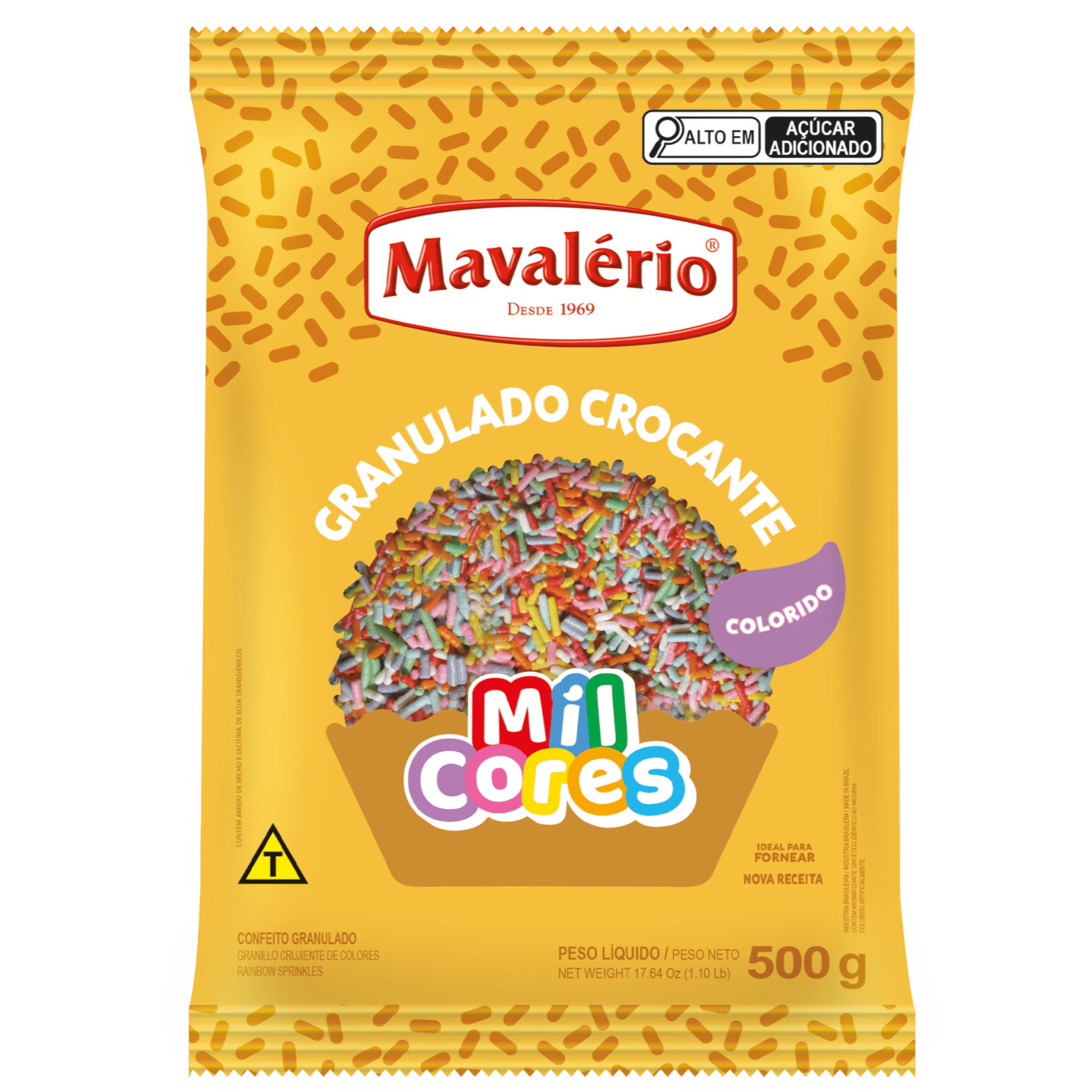 Granulado Crocante Colorido Baby Mil Cores Mavalério 1