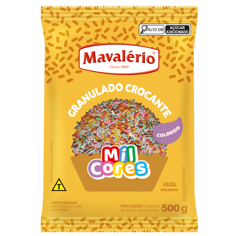 Granulado Crocante Colorido Baby Mil Cores Mavalério 1