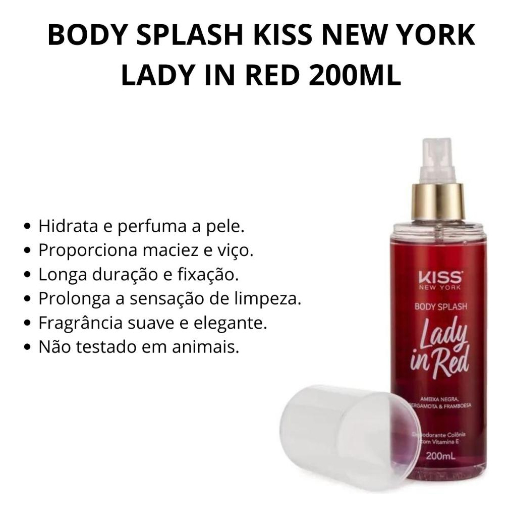 Body Splash Lady in Red 3