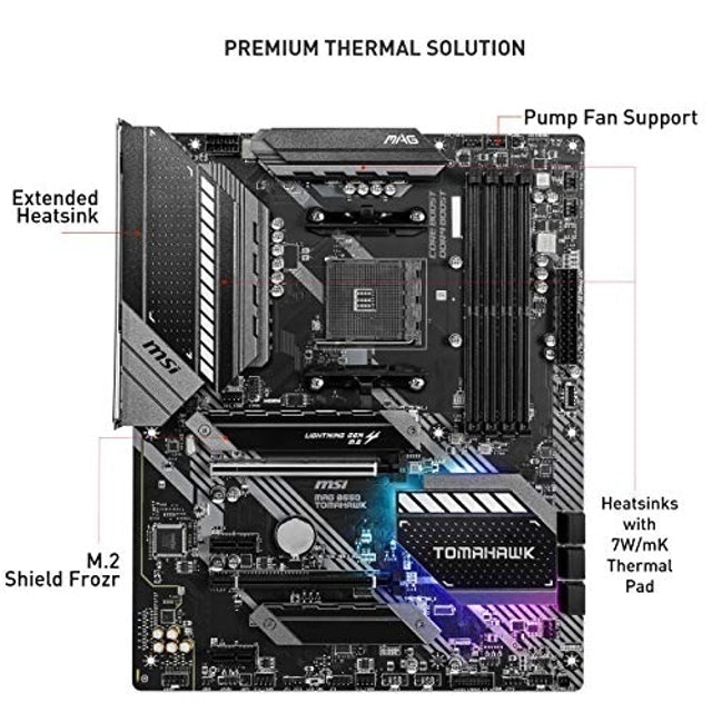 Placa-Mãe Gamer MAG B550 Tomahawk 3