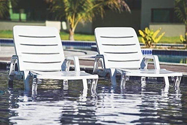 Espreguiçadeira para Piscina Tramontina Leblon 4