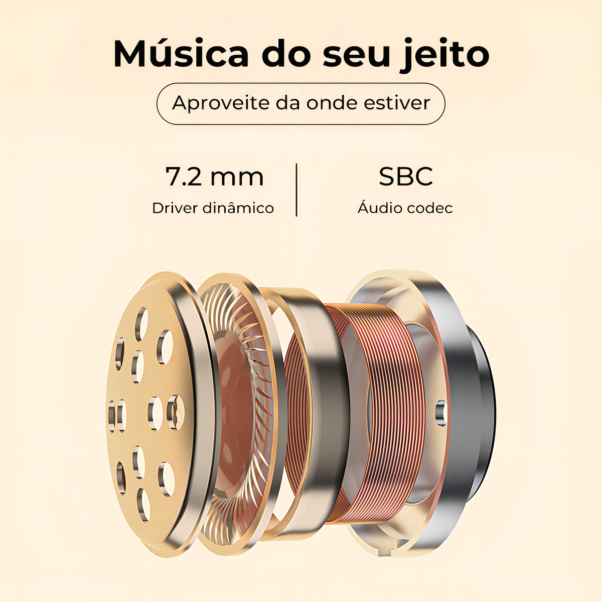 Fone de Ouvido T13 QCY 5