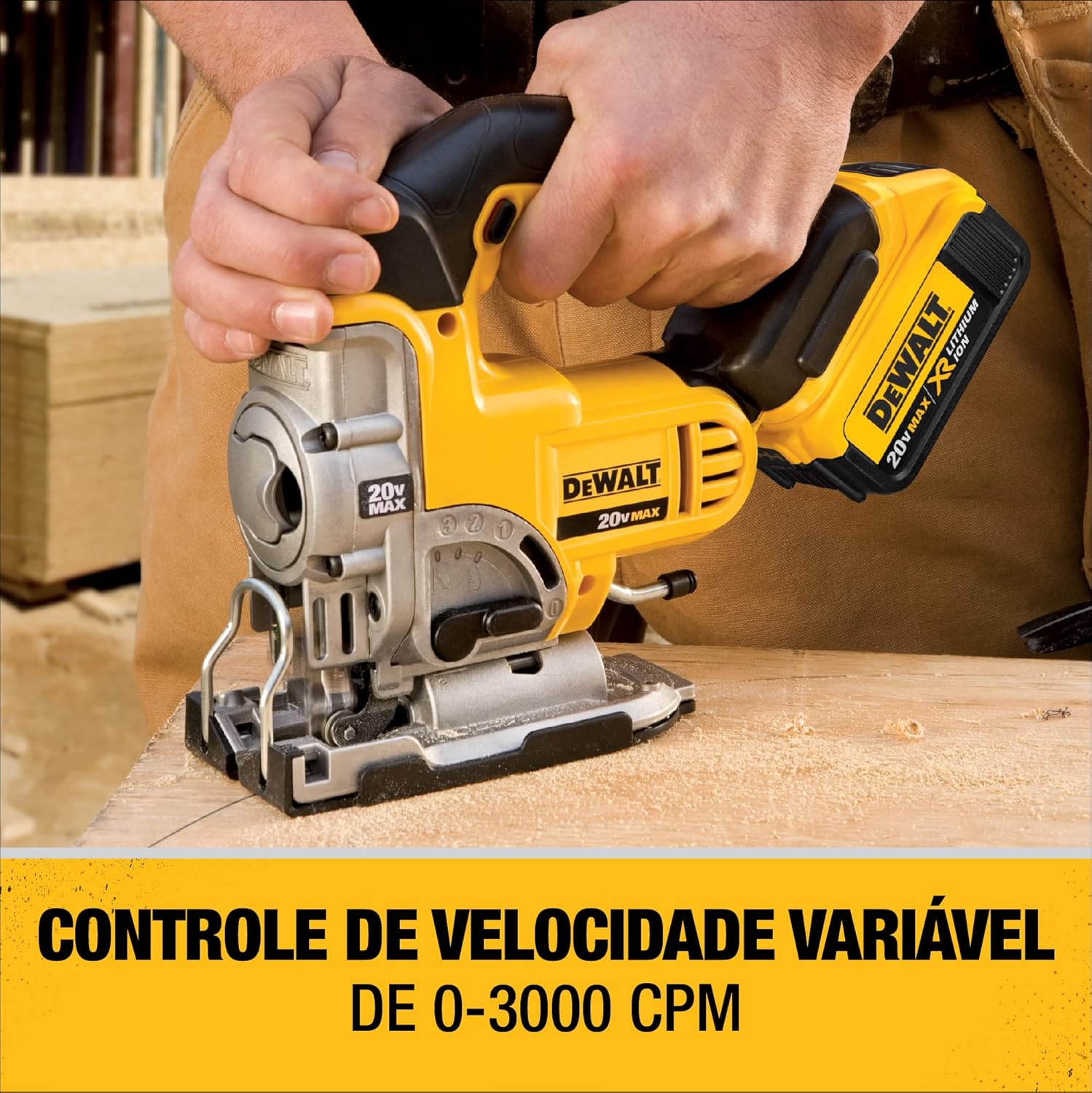 Serra Tico-Tico sem Fio de 20 V MAX (sem Bateria e sem Carregador) 3