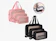 WASH BAG Kit 3 Necessaire Transparente Organizador Maquiagem Bolsa Mala 1