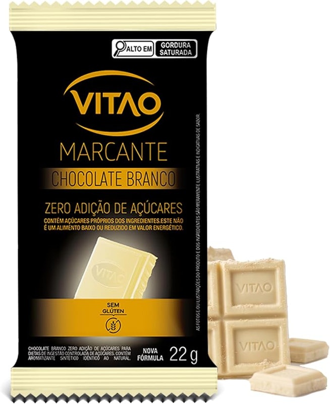 Chocolate Branco Zero Açúcar Marcante 22 g 1