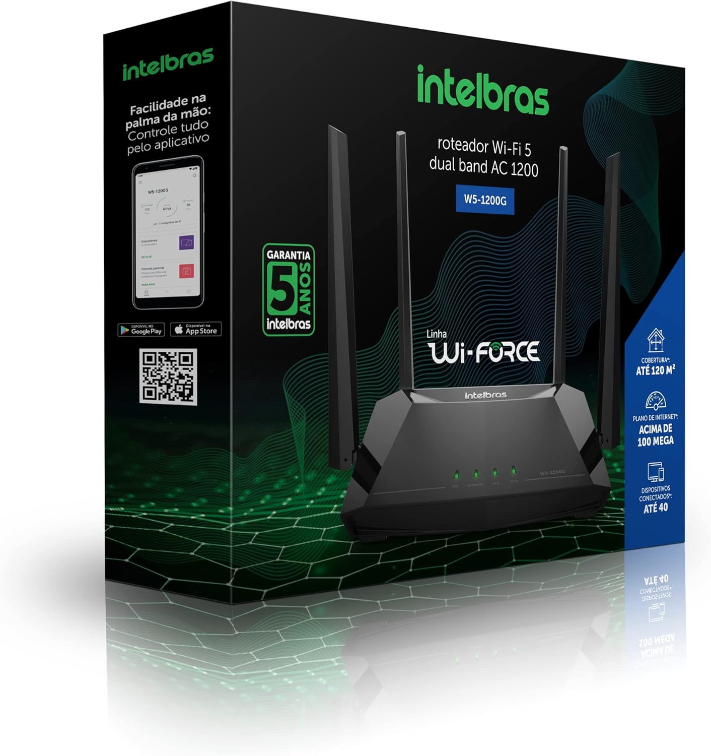 Roteador Wi-Fi 5 Intelbras 5