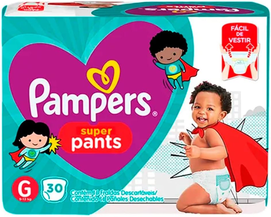 Fralda Descartável Pampers Super Pants 1