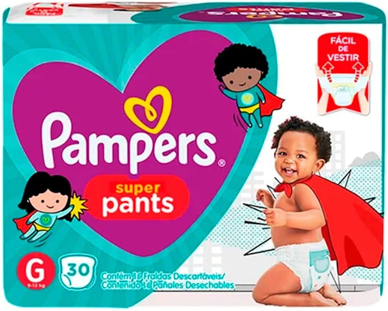 Fralda Descartável Pampers Super Pants 1