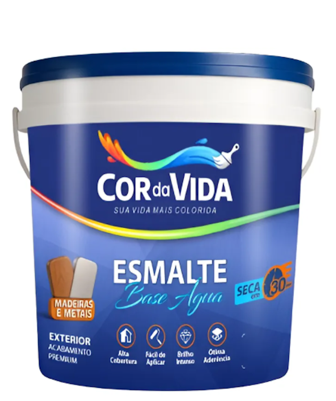 Tinta Esmalte Água Cor da Vida 1