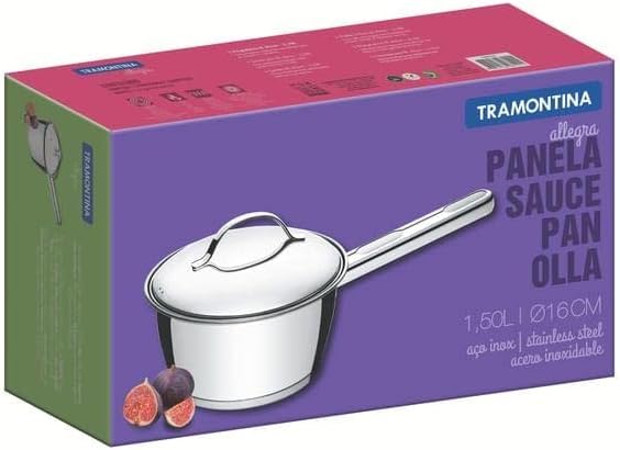 Panela Tramontina Allegra em Aço Inox 5