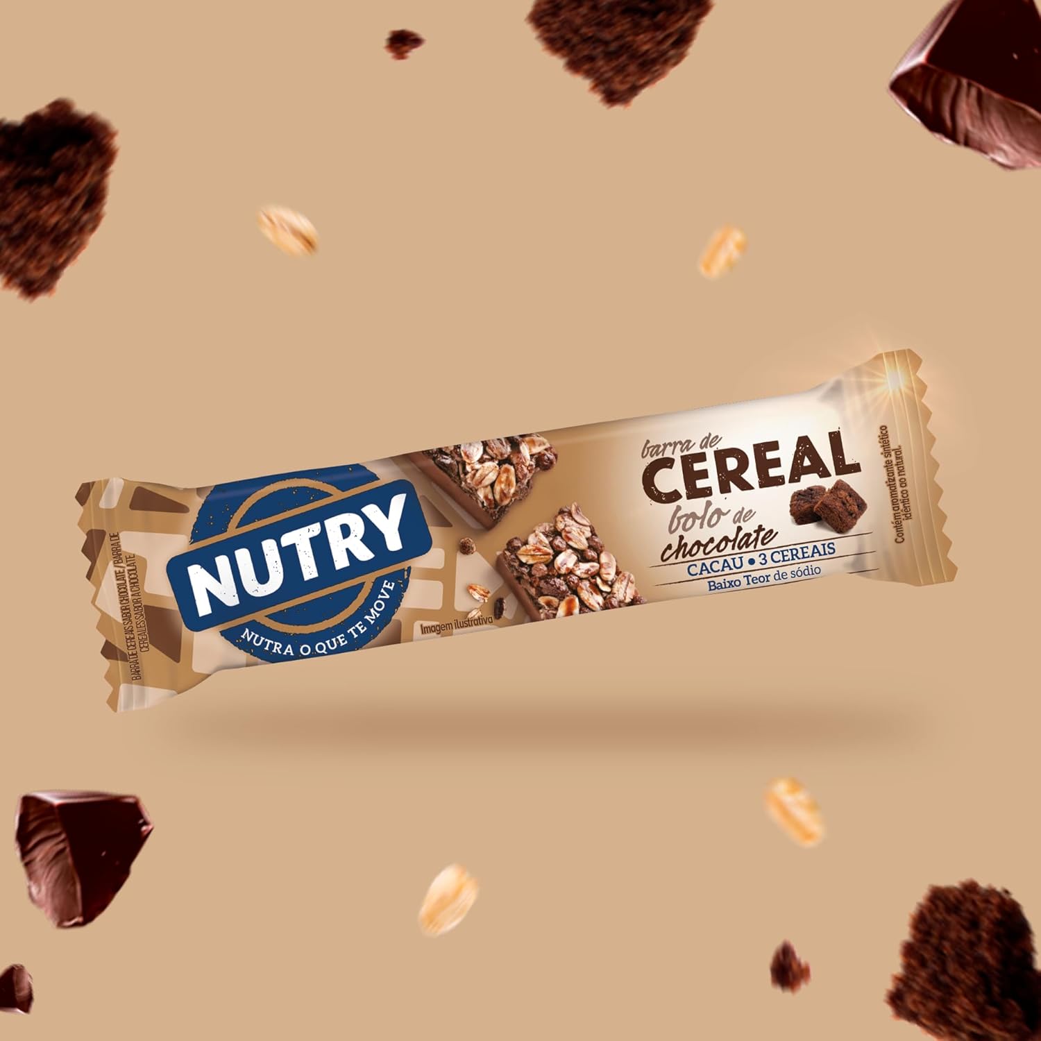 Barra de Cereais Nutry Bolo de Chocolate 2