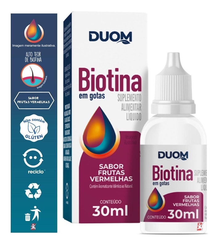 Biotina em Gotas Duom 3