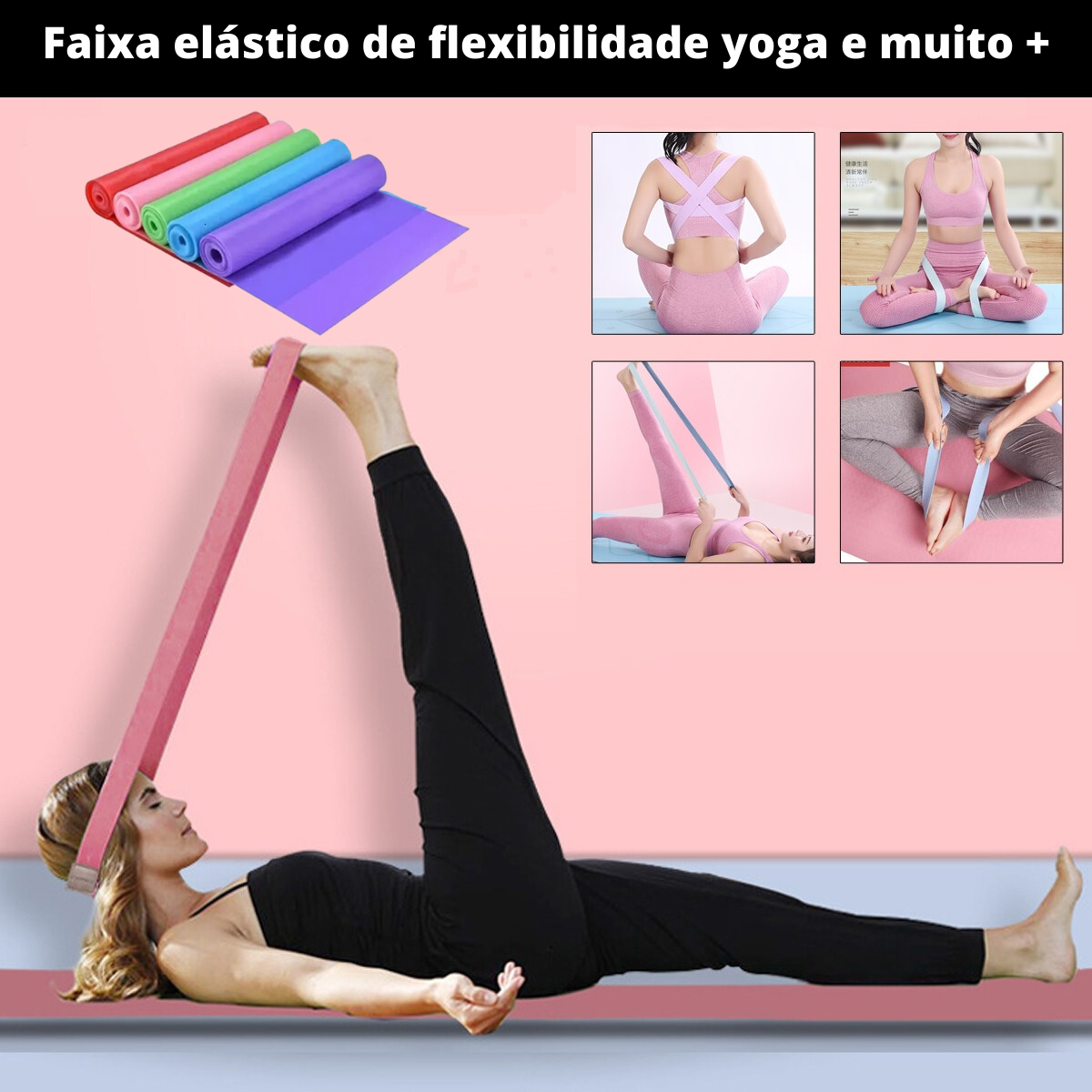 Kit com 3 Faixas Thera Bands 5