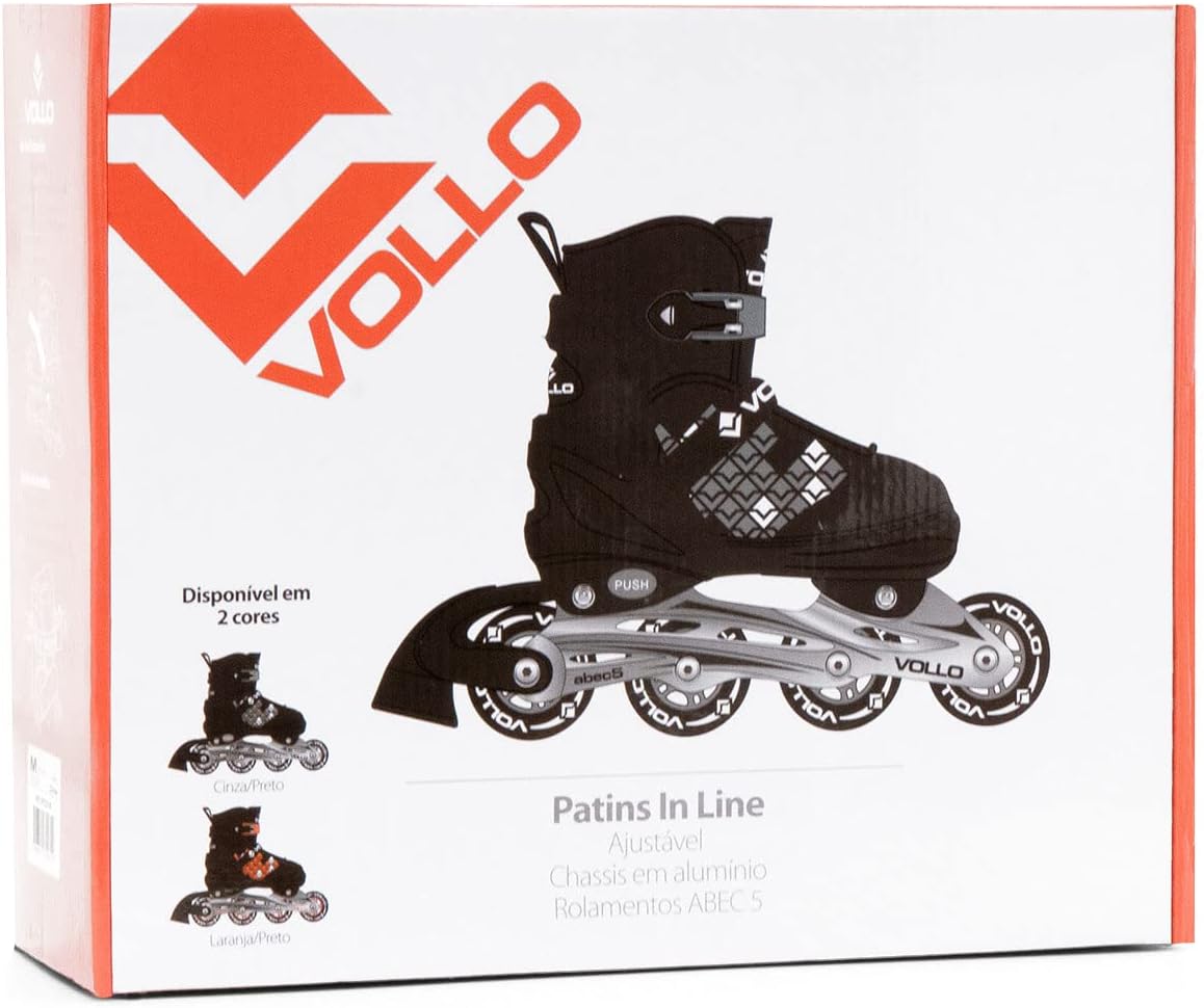 Patins In Line Ajustável Vollo 4
