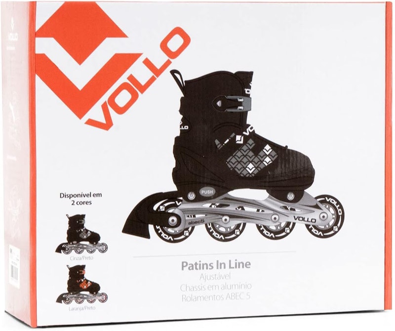Patins In Line Ajustável Vollo 4