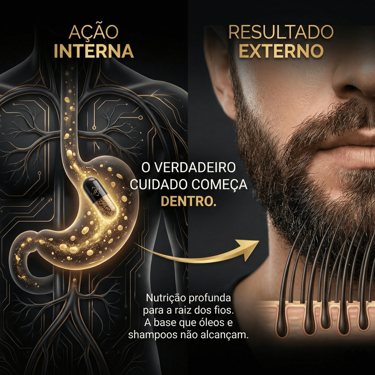 Multivitamínico para Barba Homem de Poder 5