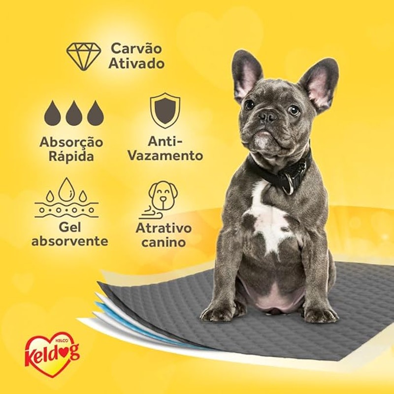 Tapete Higiênico Slim Carvão Ativado 30 Unidades 4