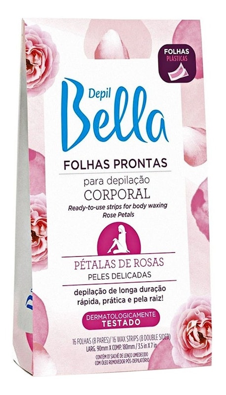 Folha Pronta para Depilação Corporal Pétalas de Rosas 16 Fls 1