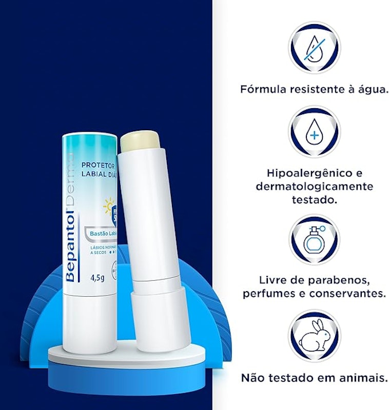 Protetor Labial Bepantol Derma FPS 50 Proteção Diária 3