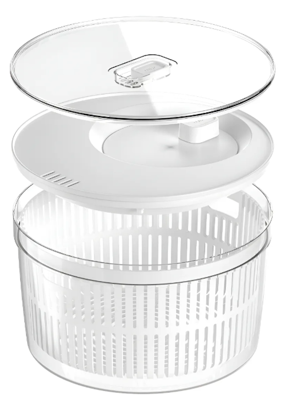 Kit Organizador e Secador de Saladas Ou 5,5L Linha Clear Fresh 1