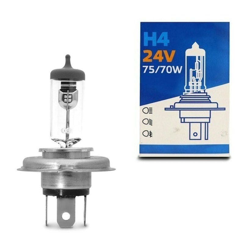 Lâmpada Halógena Standart H4 24 V 75 / 70 W P43T 1