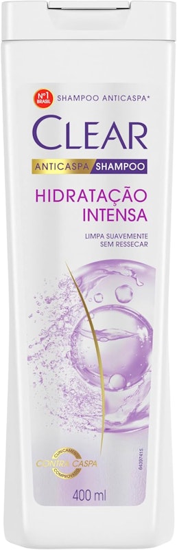Shampoo Clear Hidratação Intensa Anticaspa 1