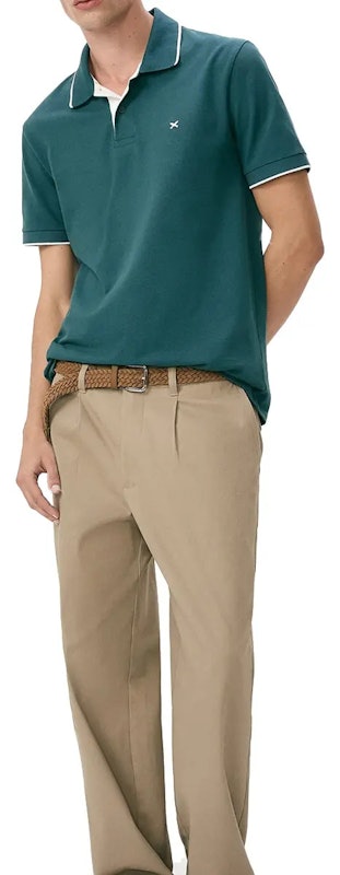 Camisa Polo Básica Masculina em Piquet com Bordado Hering 4