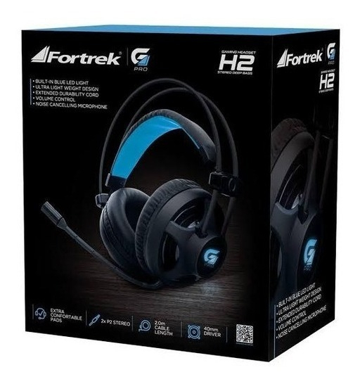Headset Gamer Fortrek H2 P2 + USB 5