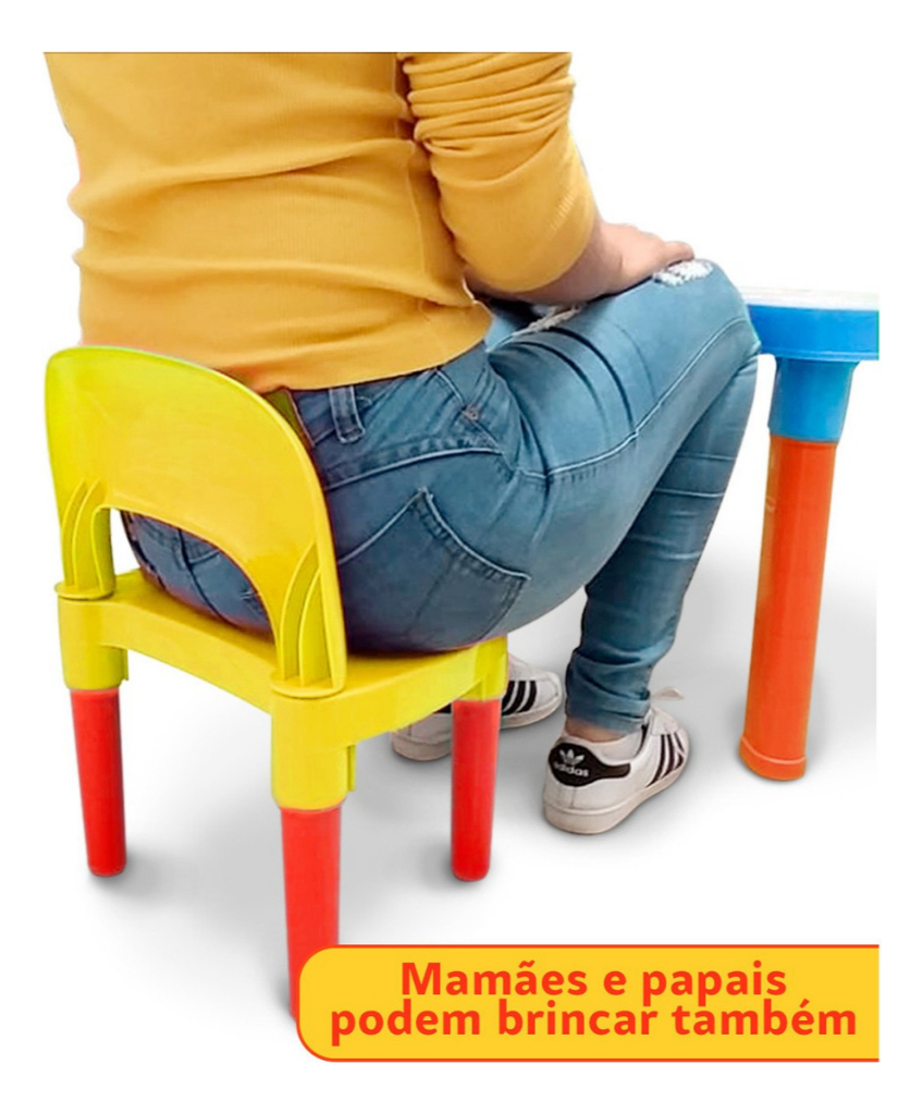 Minha Mesinha com Cadeira Galinha Pintadinha Mini  3