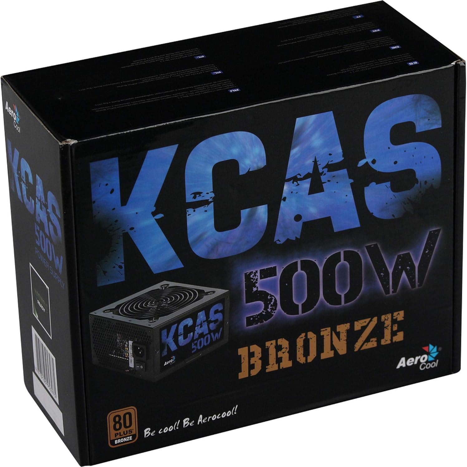 Fonte Gamer ATX Aerocool KCAS 500 W 80 Plus Full Range APFC 5