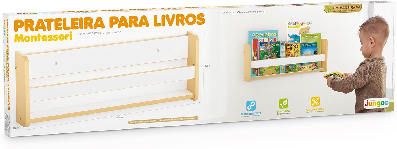 Prateleira para Livros Montessori 5