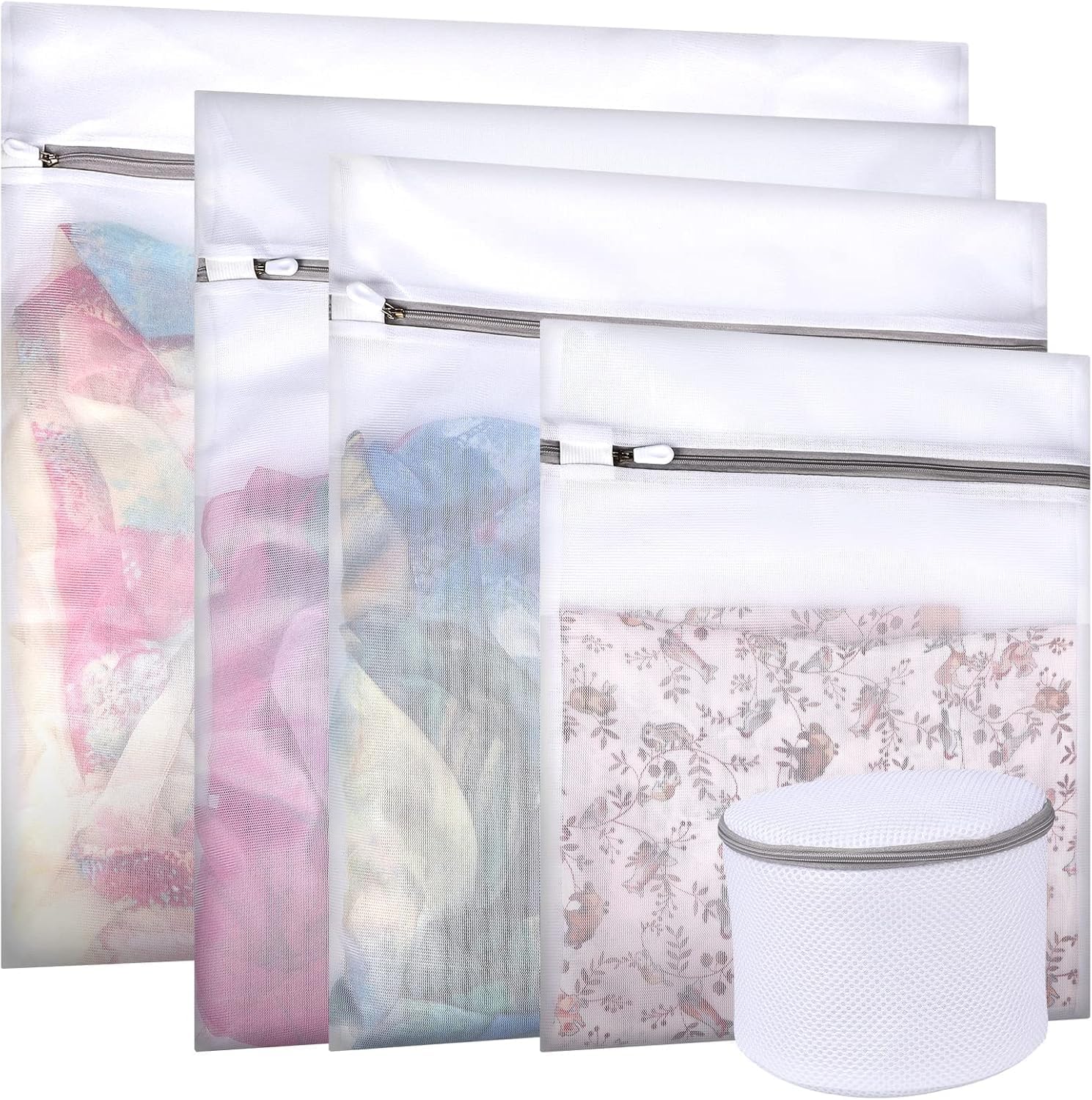 Kit 5 Sacos para Lavar Roupas na Máquina de Lavar 1