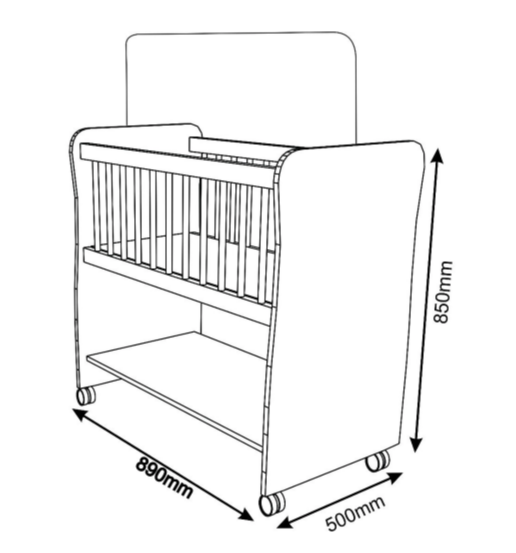 Mini Berço Rubi 3