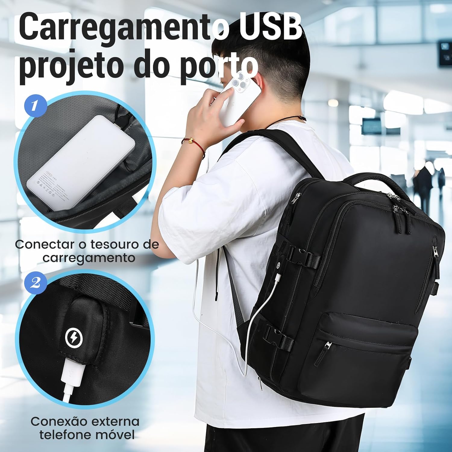 Mochila de Viagem Expansível IceSelect 3