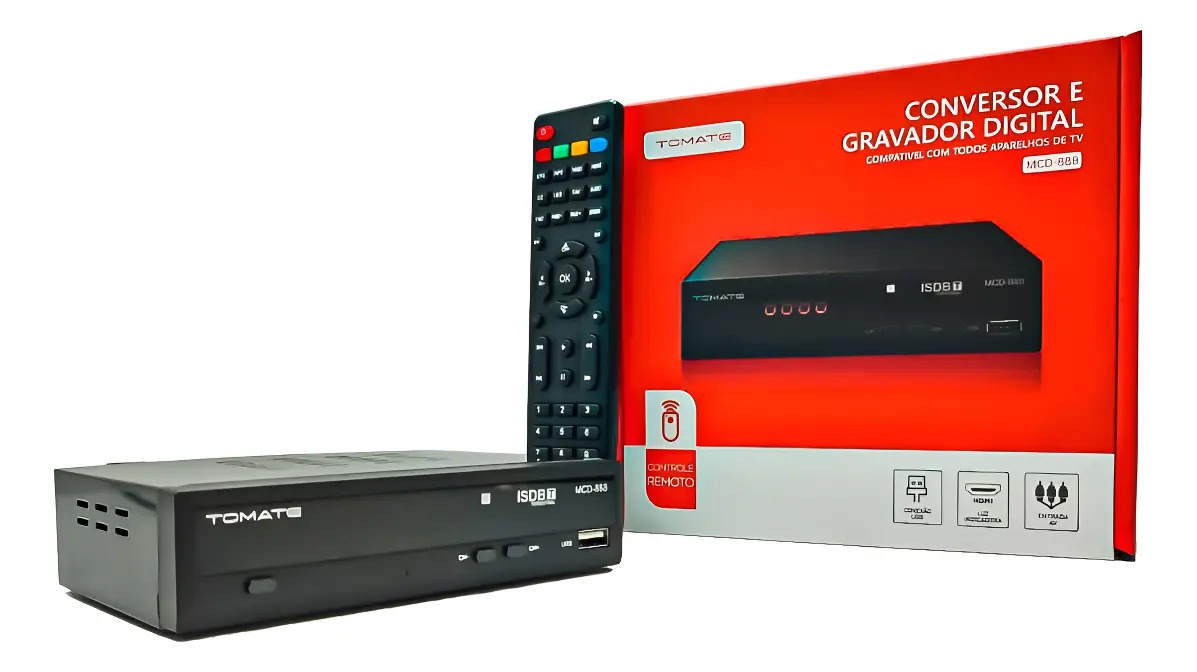 Conversor Digital TV Full HD com Gravador MCD-888 5